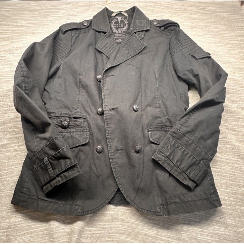 EDC By Esprit Mens Urban Wear Black Color Jacket Coat Size Medium Hand Crafted